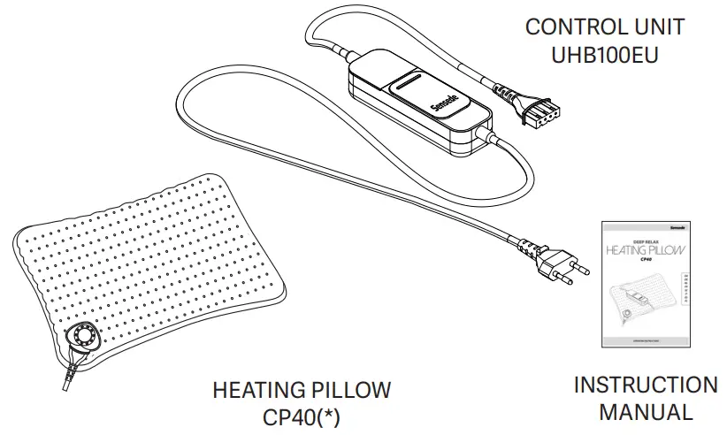 Sensede CP40 Deep Relax Heating Pillow- fig 1