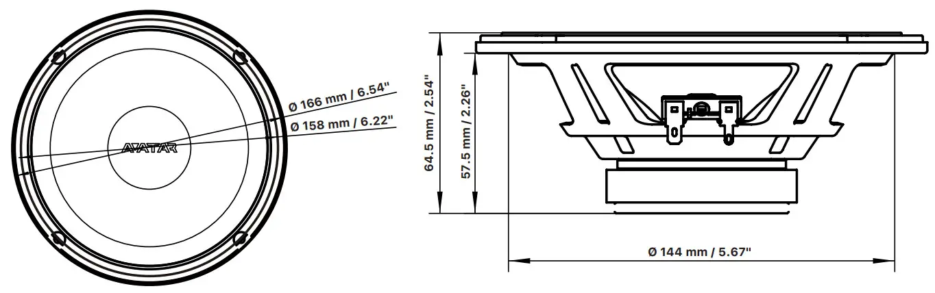 AVATAR MBR-61 Buran Series Mid-Range Speakers - Figure 10