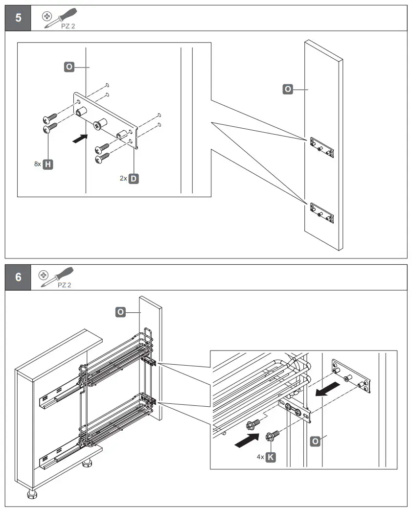 HAFELE 549.37.200 Base Unit Pull-Out - FIG 5