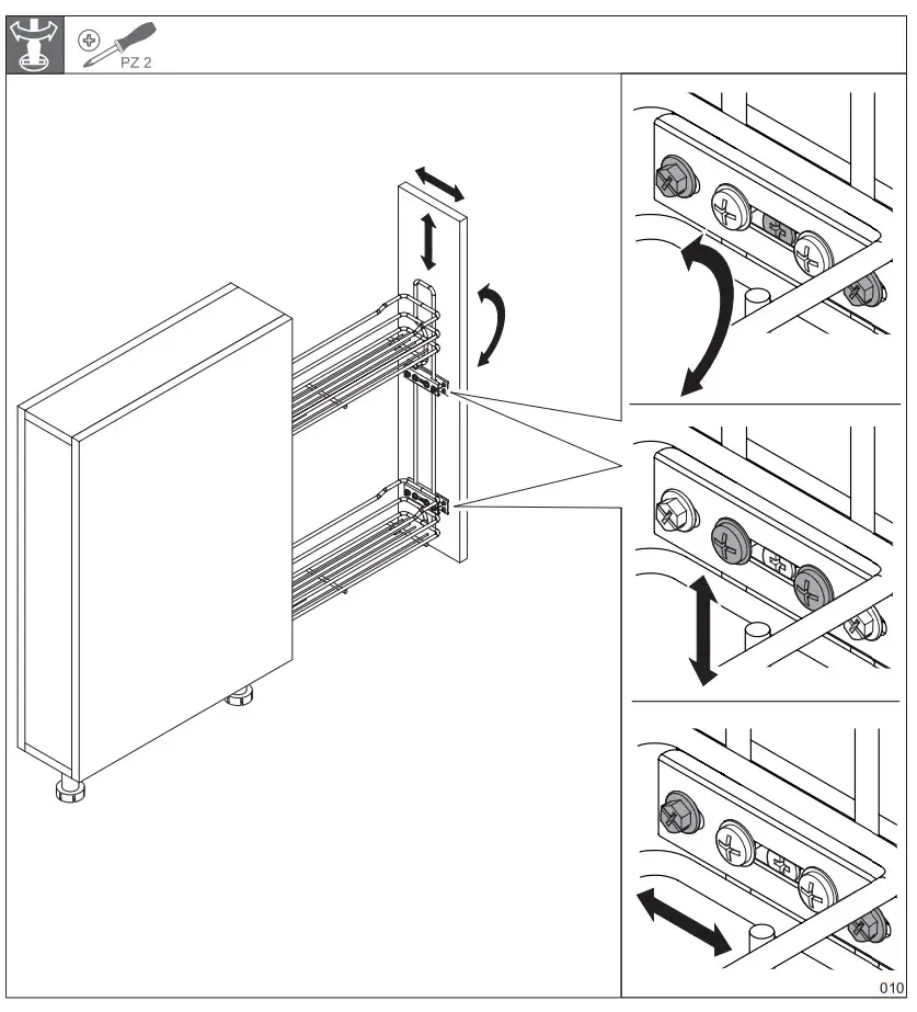 HAFELE 549.37.200 Base Unit Pull-Out - FIG 6