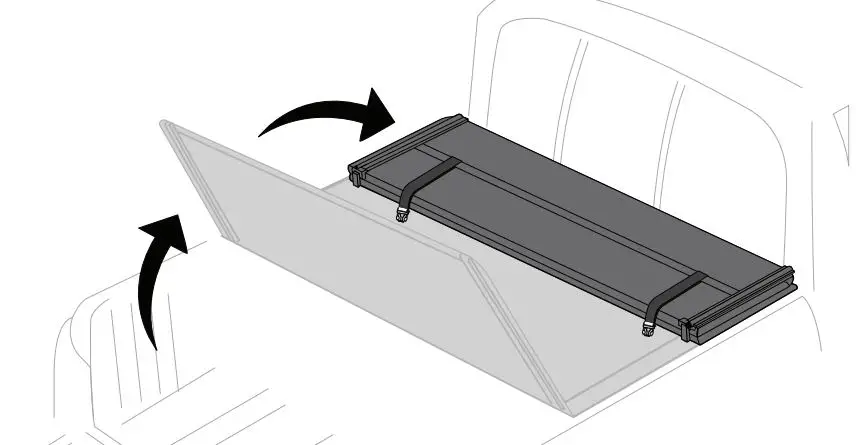 TYGER T3 Soft Tri-Fold Truck Bed Instruction Manual - Carefully refold the cover