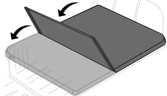 TYGER T3 Soft Tri-Fold Truck Bed Instruction Manual - Fully unfold the cover towards