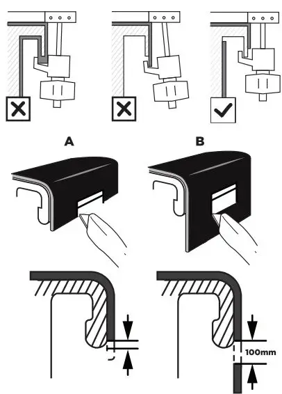 TYGER T3 Soft Tri-Fold Truck Bed Instruction Manual - Pull down front clamps into vertical position