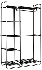 Style Selections SL-107 Wardrobe Gray A04