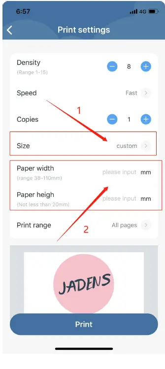 MUNBYN 4x6 Inch Direct Thermal Shipping Label Compatible 4
