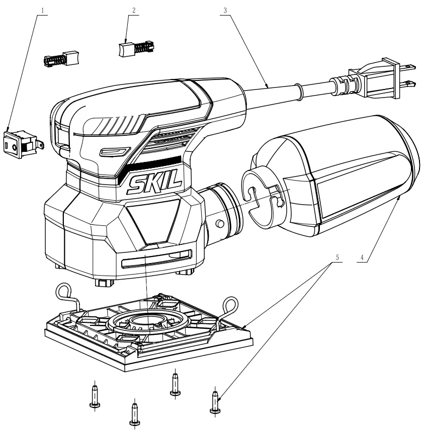 SKIL 7292 02 Sheet Palm Sander - Overview