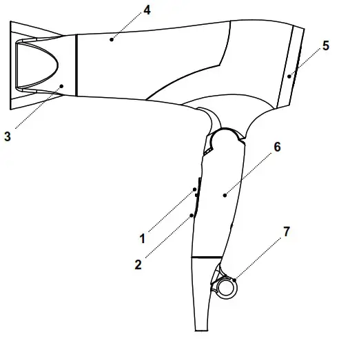 BRAYER BR3008 Hair Dryer - Product Overview