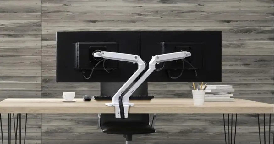 Ergotron 45-496-224 Mxv Desk Dual Monitor Arm Instruction Manual