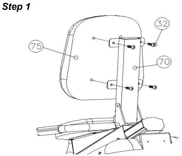 HCI Fitness PhysioStep HXT Recumbent Cross Trainer Exercise Bike - Figure 1