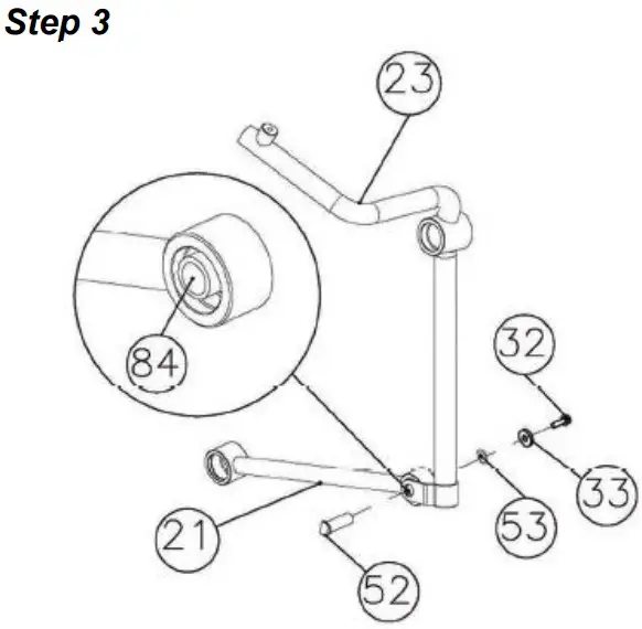 HCI Fitness PhysioStep HXT Recumbent Cross Trainer Exercise Bike - Figure 3