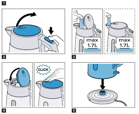 BOSCH TWK4P439GB Cordless Electric Kettle - Product Overview 2