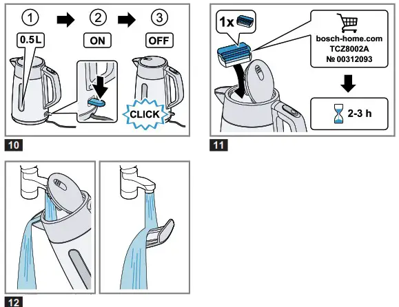 BOSCH TWK4P439GB Cordless Electric Kettle - Product Overview 4