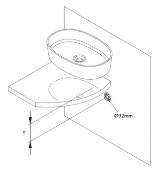 Intelligent AQE-ENV-701-WH Countertop Wash Basin - 3