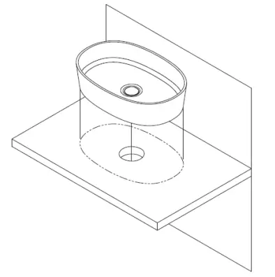 Intelligent AQE-ENV-701-WH Countertop Wash Basin - 6