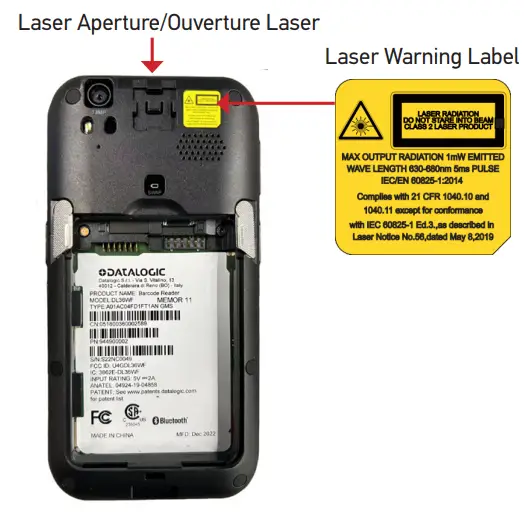 DATALOGIC MEMOR 11 Rugged Mobile Computer with 1D or 2D Imager - Fig 2