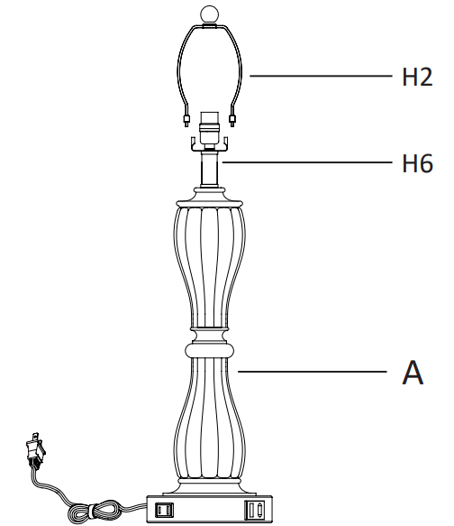 KAWOTI 21169 Table Lamp Set - Assembling