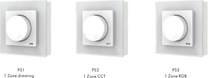 SKYDANCE PS1 Wall Mounted Rotary Panel-FIG2