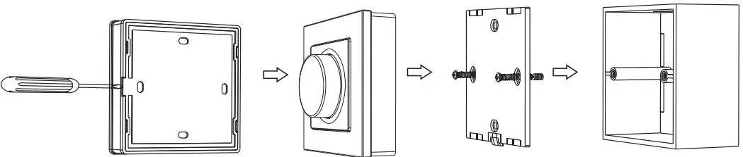SKYDANCE PS1 Wall Mounted Rotary Panel-FIG4