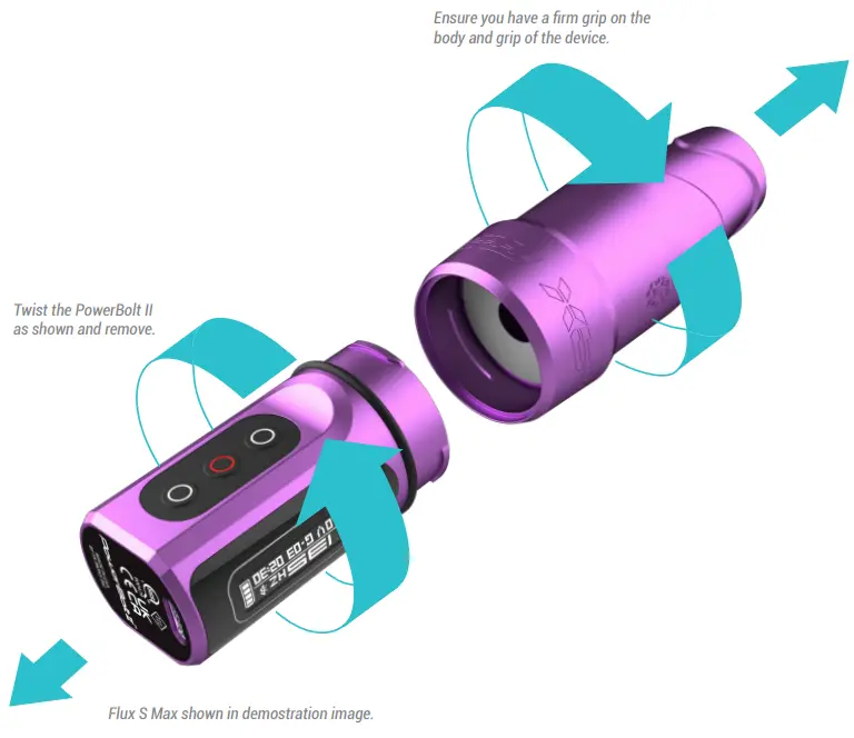 microbeau Flux S Max Midnight - DETACHING THE POWERBOLT II