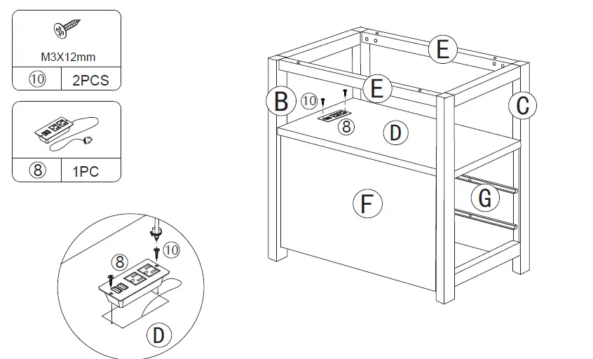 JAXSUNNY-HG61Y1138-Transitional-End-Table-2-Drawers-Narrow-Chair-Side-Table-17