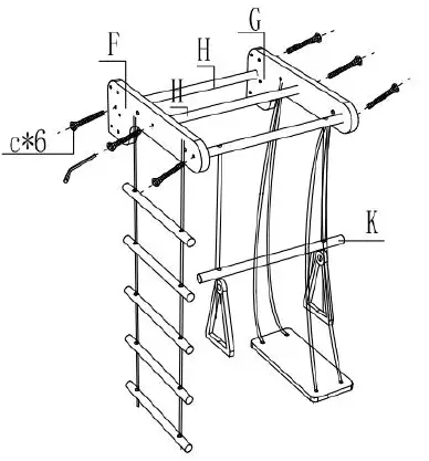 OTTO-PP293235WAA-Multifunctional-Climbing-Frame-FIG-4