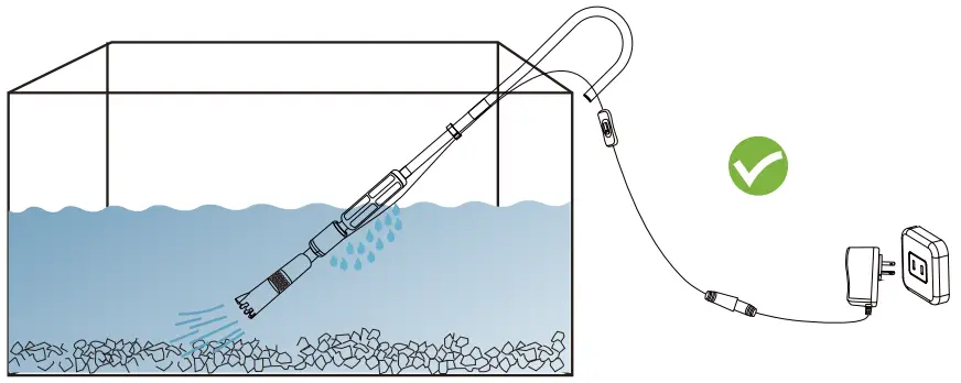 hygger HG056 Aquarium Gravel Cleaner - Tips2