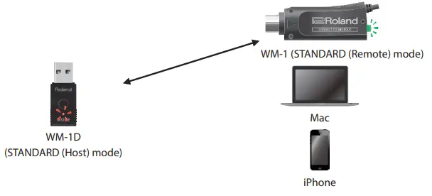 Roland WM-1 Wireless MIDI Adapter-MEMO2