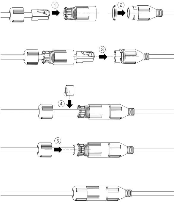Installing Waterproof Connector