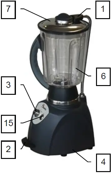 Kitchen Blender Santosafe N°37 Figures-1