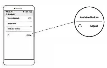 PRO-SIGNAL PSG3402 i10 5.0 Noise Cancelling True Wireless Earbuds User Manual - Pairing with cell phone