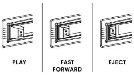 LENOXX BCD120 Bluetooth Turntable Instruction Manual - Button