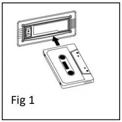 LENOXX BCD120 Bluetooth Turntable Instruction Manual - How to ENCODE a CASSETTE TAPE