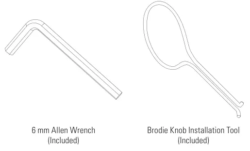 Razor Crazy Cart 6 mm Allen Wrench and Brodie Knob Installation Tool