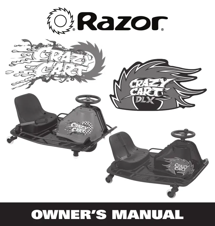 Razor Crazy Cart User Manual