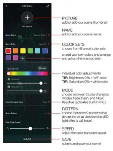 MONSTER MLB7 1074 Smart RGBW LED Lamp with Dual Charging -App