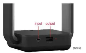 MONSTER MLB7 1074 Smart RGBW LED Lamp with Dual Charging -INPUT POWER