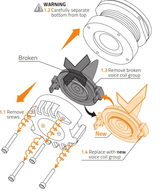 HERTZ SV 250.1 SPL Show Car Audio- Disassembly
