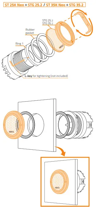 HERTZ SV 250.1 SPL Show Car Audio- Mounting 2