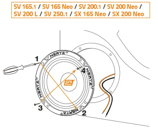 HERTZ SV 250.1 SPL Show Car Audio- Mounting 3