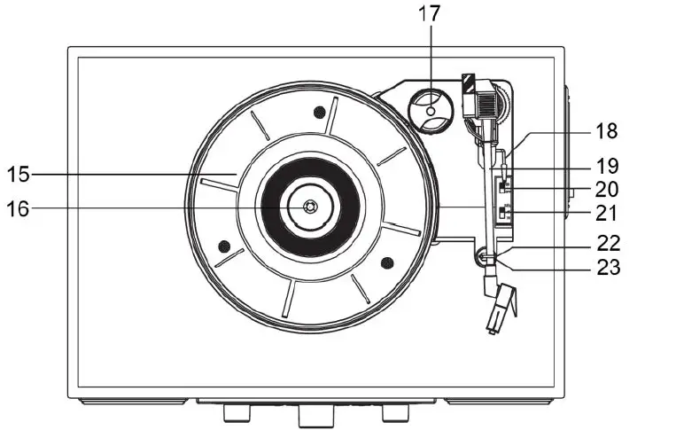 CROSLEY CR7018A-NA HAYDN Entertainment Turntable-2