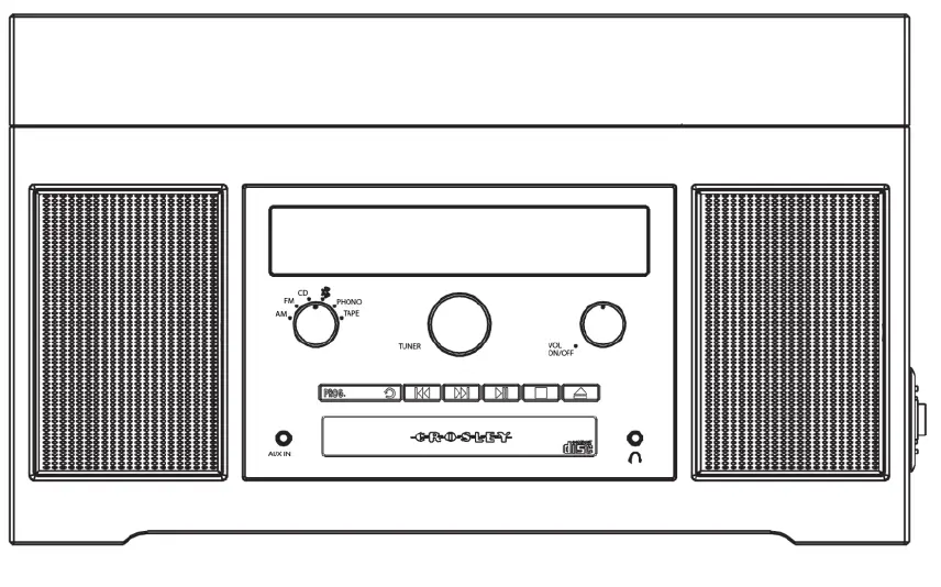 CROSLEY CR7018A-NA HAYDN Entertainment Turntable-product