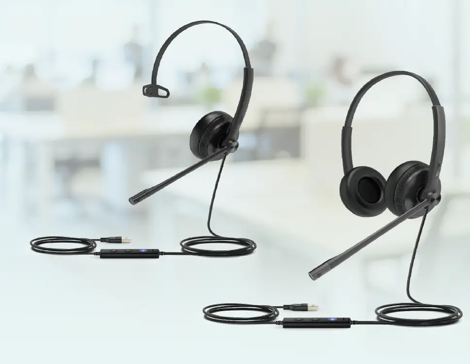 Yealink UH34 Wired Headset fig 1