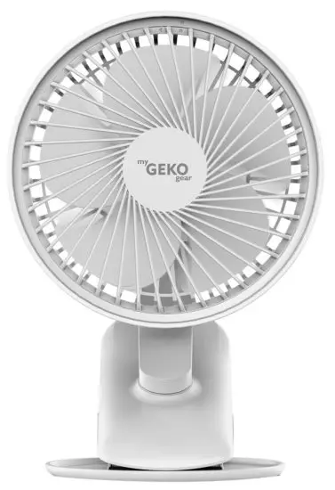 GEKO GIF01 Cyclone Fan Wireless Clip Fan with LED Light