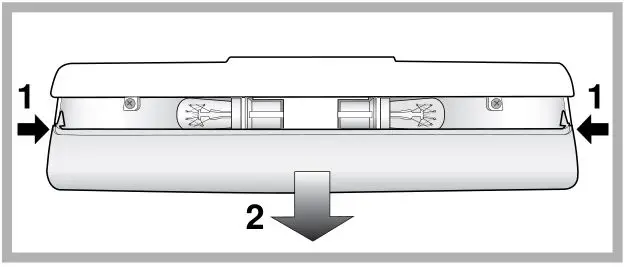 INDESIT Fridge - Replacing the light bulb