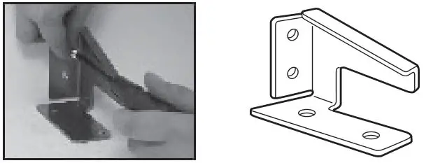 INDESIT Fridge - stability bracket