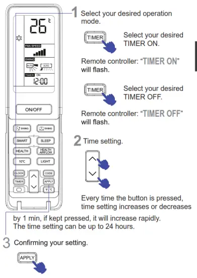 inventer MFVI32 09WFI Air Conditioning System - Clock 1