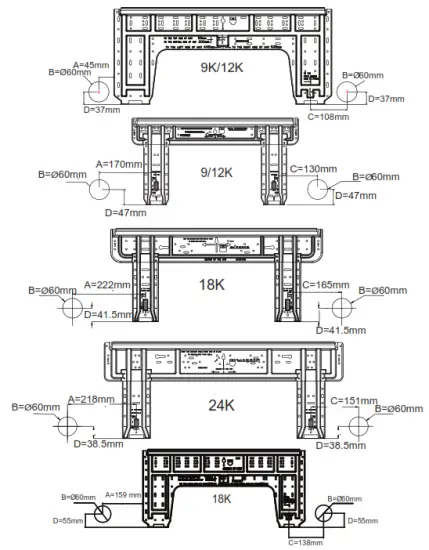 inventer MFVI32 09WFI Air Conditioning System - measuring tape
