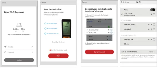 inventer MFVI32 09WFI Air Conditioning System - on the display air.