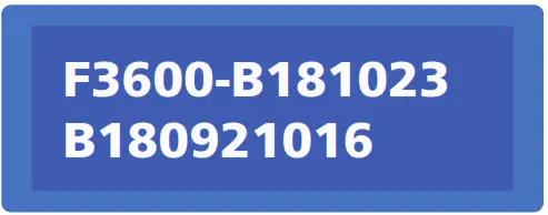 Equipment factory number