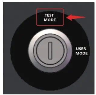 Showven Circle Flamer - Check device status in TEST MODE